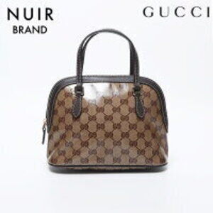 Gucci GG Crystal Handbag Brown
